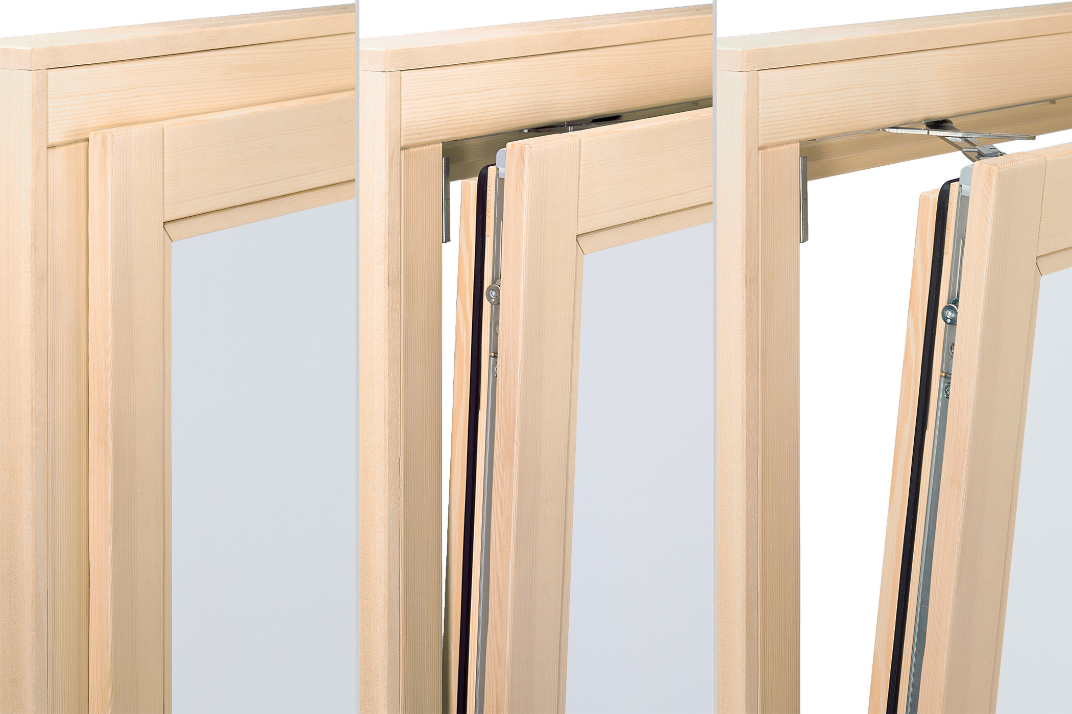 Roto E-Tec Drive - Posiciones de apertura